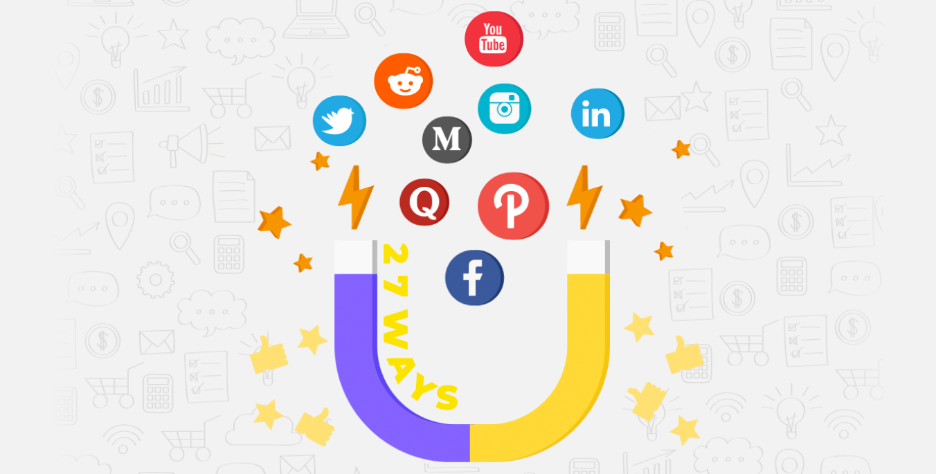 26 ways to drive taffice from 9 top social media platforms
