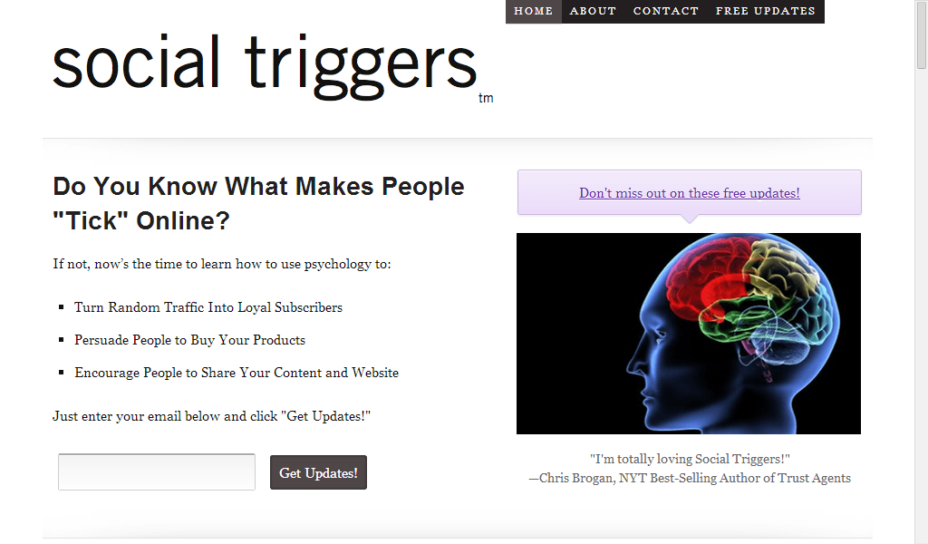 headline bar social triggers