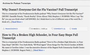Podcast Transcript