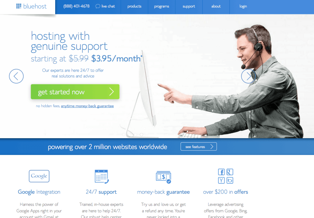 bluehost hosting