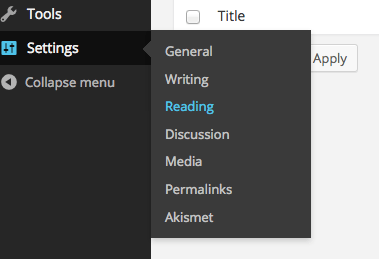 settings reading