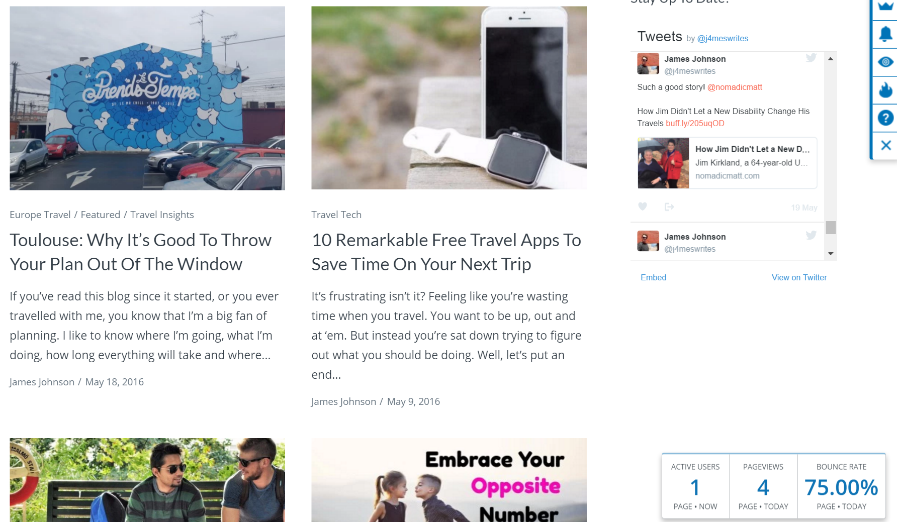 blog screenshot