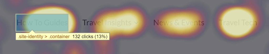 heat map main toolbar