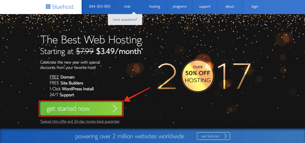 bluehost 2017
