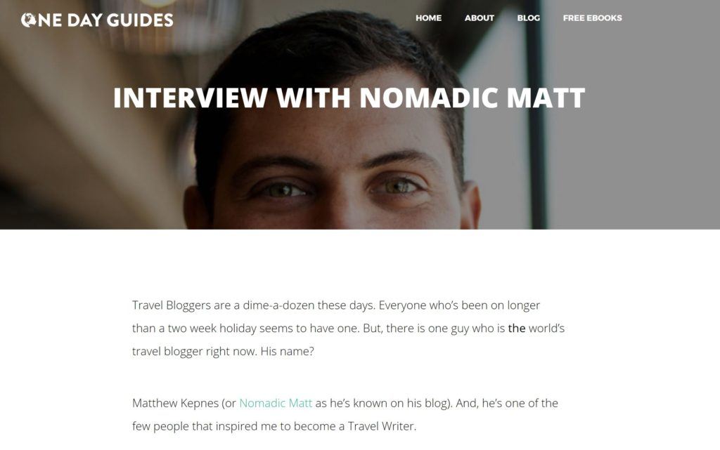 interview with nomadic matt