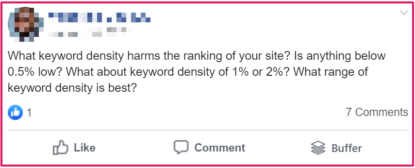 keyword density