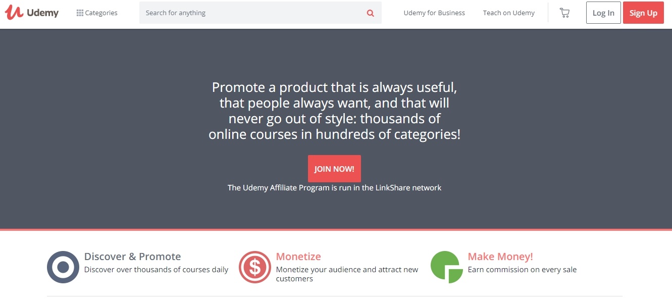 affiliate marketing udemy