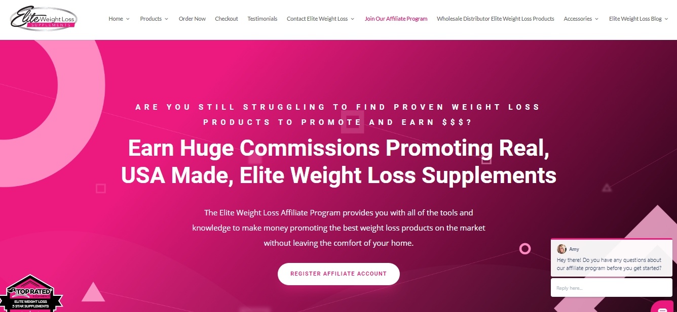 'Elite Weight Loss' affiliate program