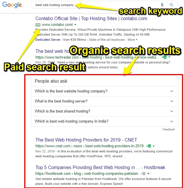 google search results page1