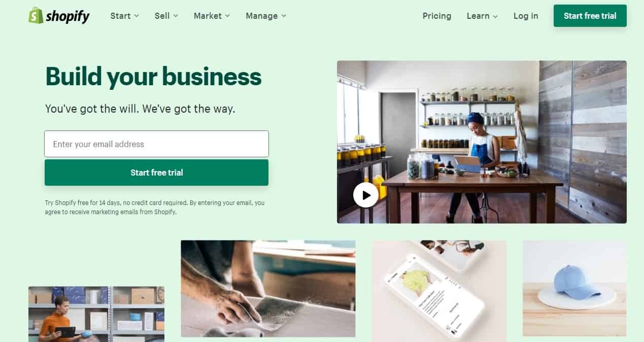 shopify eCommerce platform1