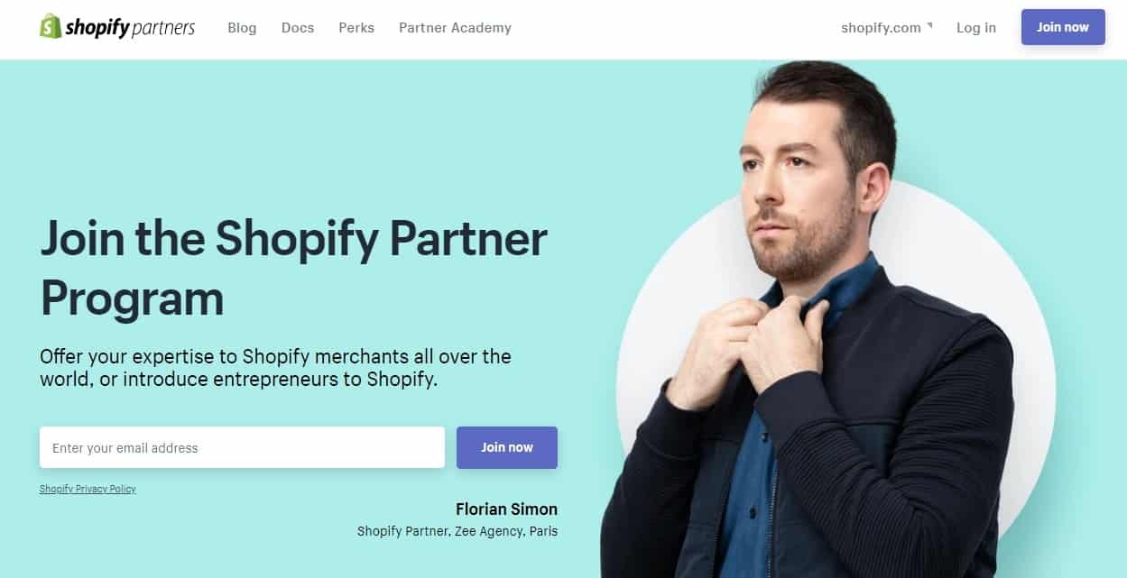 shopify partner program