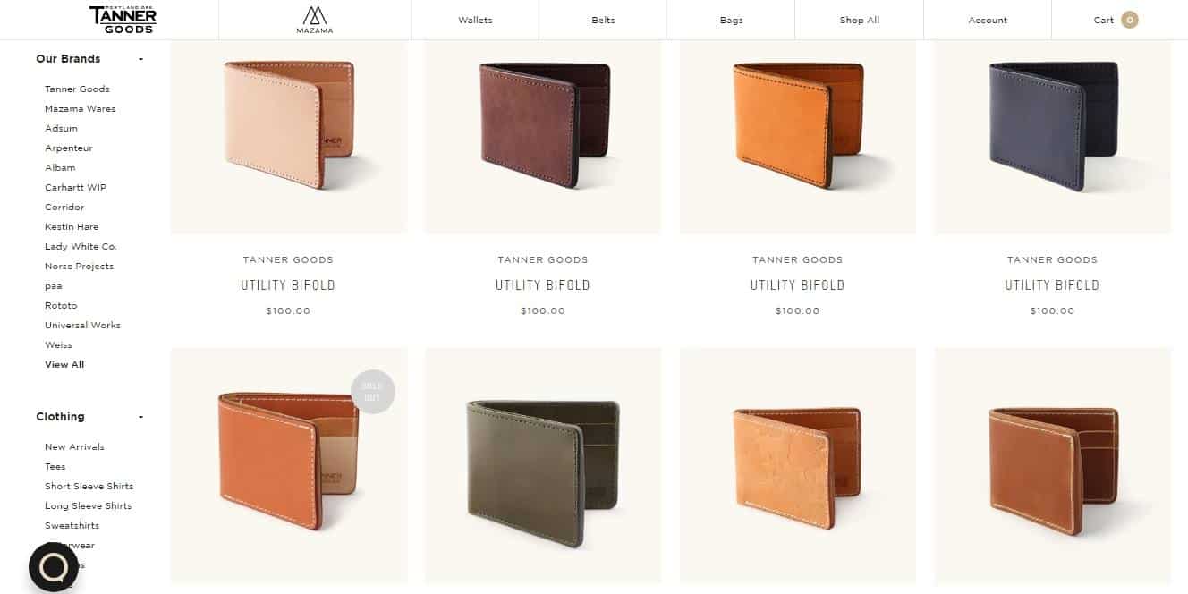 shopify store product listing1