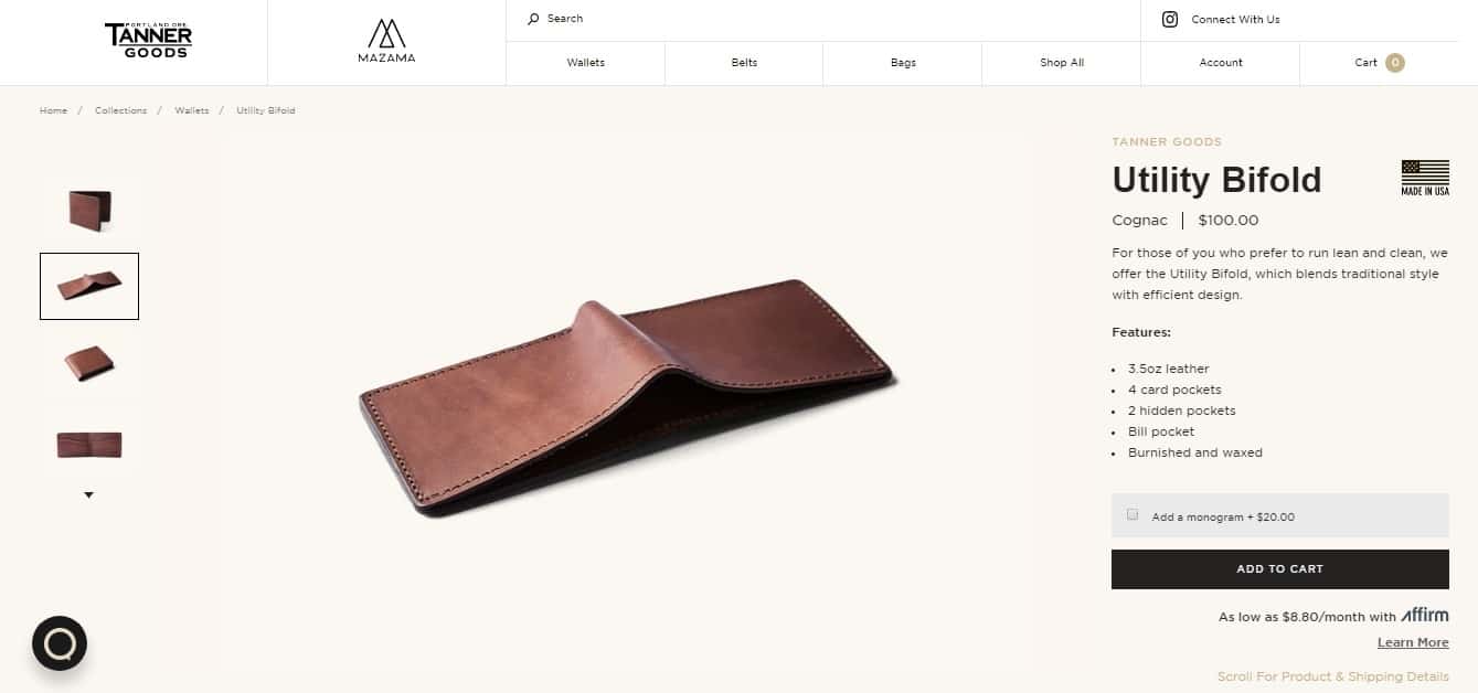 shopify store product page1