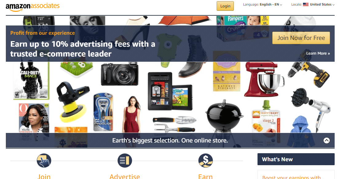 Best Affiliate Marketing Program: Amazon Associates