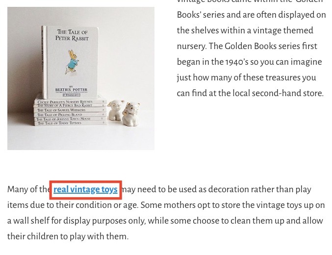 niche keyword anchor text