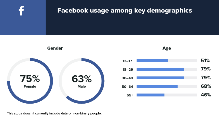 Facebook user metrics
