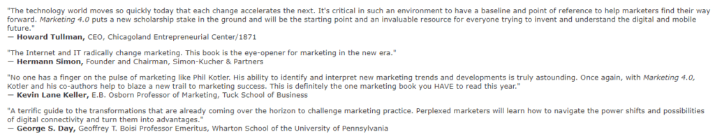 testimonials - marketing 4.0